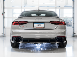 AWE Tuning - AWE Tuning Audi B9 RS 5 2.9L (Res.For Performance Cat) Touring Edition Exhaust w/ Diamond Black Tips - Image 5