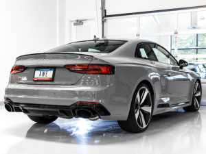 AWE Tuning - AWE Tuning Audi B9 RS 5 2.9L (Res.For Performance Cat) Touring Edition Exhaust w/ Diamond Black Tips - Image 6