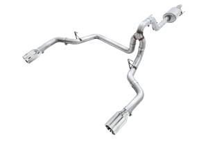 AWE Tuning - AWE Tuning 2015+ Ford F-150 0FG Dual Exit Performance Exhaust System w/5in Chrome Silver Tips - Image 3