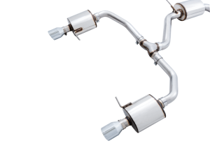 AWE Tuning - AWE Tuning 18-21 Volkswagen Jetta GLI Mk7 Touring Exhaust - Chrome Silver Tips (Fits High-Flow DP) - Image 3