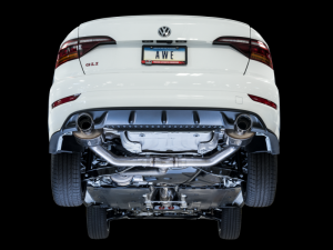 AWE Tuning - AWE Tuning 18-21 Volkswagen Jetta GLI Mk7 Touring Exhaust - Chrome Silver Tips (Fits High-Flow DP) - Image 5