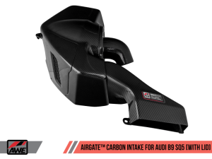 AWE Tuning - AWE Tuning Audi B9 SQ5 3.0T AirGate Carbon Fiber Intake w/ Lid - Image 6