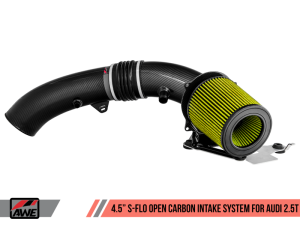 AWE Tuning - AWE Tuning Audi RS3 / TT RS S-FLO Open Carbon Fiber Intake - Image 1