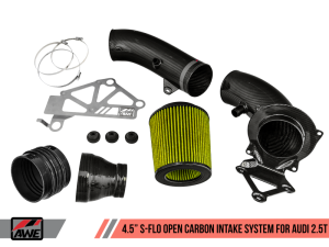AWE Tuning - AWE Tuning Audi RS3 / TT RS S-FLO Open Carbon Fiber Intake - Image 3