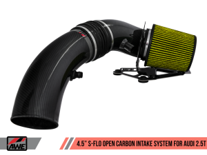 AWE Tuning - AWE Tuning Audi RS3 / TT RS S-FLO Open Carbon Fiber Intake - Image 4