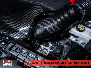 AWE Tuning - AWE Tuning Audi RS3 / TT RS S-FLO Closed Carbon Fiber Intake - Image 6