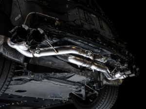 AWE Tuning - AWE Tuning 2020 Chevrolet Corvette (C8) Track Edition Exhaust - Quad Diamond Black Tips - Image 7