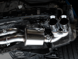 AWE Tuning - AWE Tuning 2020 Chevrolet Corvette (C8) Touring Edition Exhaust - Quad Chrome Silver Tips - Image 2