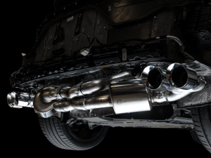 AWE Tuning - AWE Tuning 2020 Chevrolet Corvette (C8) Touring Edition Exhaust - Quad Chrome Silver Tips - Image 7