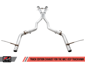 AWE Tuning - AWE Tuning 2020 Jeep Grand Cherokee SRT/Trackhawk Track Edition Exhaust - Use w/Stock Tips - Image 4