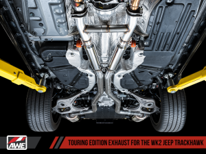 AWE Tuning - AWE Tuning 2020 Jeep Grand Cherokee SRT/Trackhawk Touring Edition Exhaust - Use w/Stock Tips - Image 10