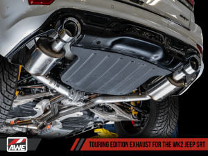 AWE Tuning - AWE Tuning 2020 Jeep Grand Cherokee SRT Touring Edition Exhaust - Chrome Silver Tips - Image 3