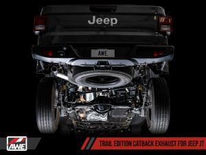 AWE Tuning - AWE Tuning 20-21 Jeep Gladiator JT 3.6L Trail Edition Cat-Back Exhaust - Image 4