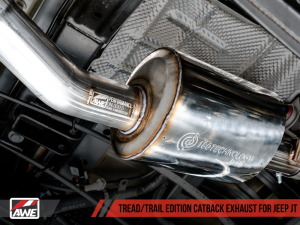 AWE Tuning - AWE Tuning 20-21 Jeep Gladiator JT 3.6L Trail Edition Cat-Back Exhaust - Image 8