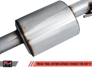 AWE Tuning - AWE Tuning 20-21 Jeep Gladiator JT 3.6L Trail Edition Cat-Back Exhaust - Image 9