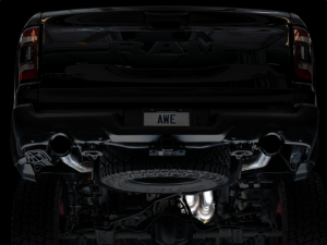 AWE Tuning - AWE Tuning 2021 RAM 1500 TRX 0FG Cat-Back Exhaust - Diamond Black Tips - Image 8