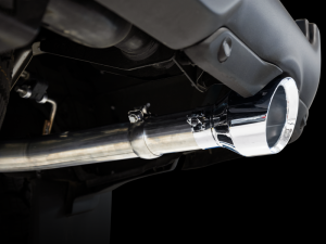 AWE Tuning - AWE Tuning 19-21 RAM 1500 5.7L (w/Cutouts) 0FG Dual Rear Exit Cat-Back Exhaust - Chrome Silver Tips - Image 3
