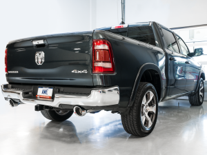 AWE Tuning - AWE Tuning 19-21 RAM 1500 5.7L (w/Cutouts) 0FG Dual Rear Exit Cat-Back Exhaust - Chrome Silver Tips - Image 5