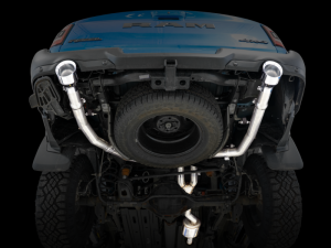 AWE Tuning - AWE Tuning 19-21 RAM 1500 5.7L (w/Cutouts) 0FG Dual Rear Exit Cat-Back Exhaust - Chrome Silver Tips - Image 9