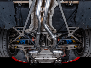 AWE Tuning - AWE Tuning BMW F8X M3/M4 Track Edition Catback Exhaust - Chrome Silver Tips - Image 6
