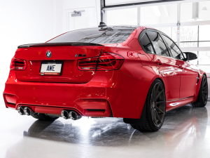 AWE Tuning - AWE Tuning BMW F8X M3/M4 Track Edition Catback Exhaust - Chrome Silver Tips - Image 9