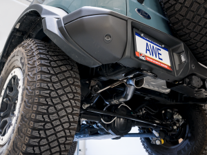 AWE Tuning - AWE Tuning 2021+ Ford Bronco 0FG Exhaust (No Tips) w/ Bash Guard - Image 6